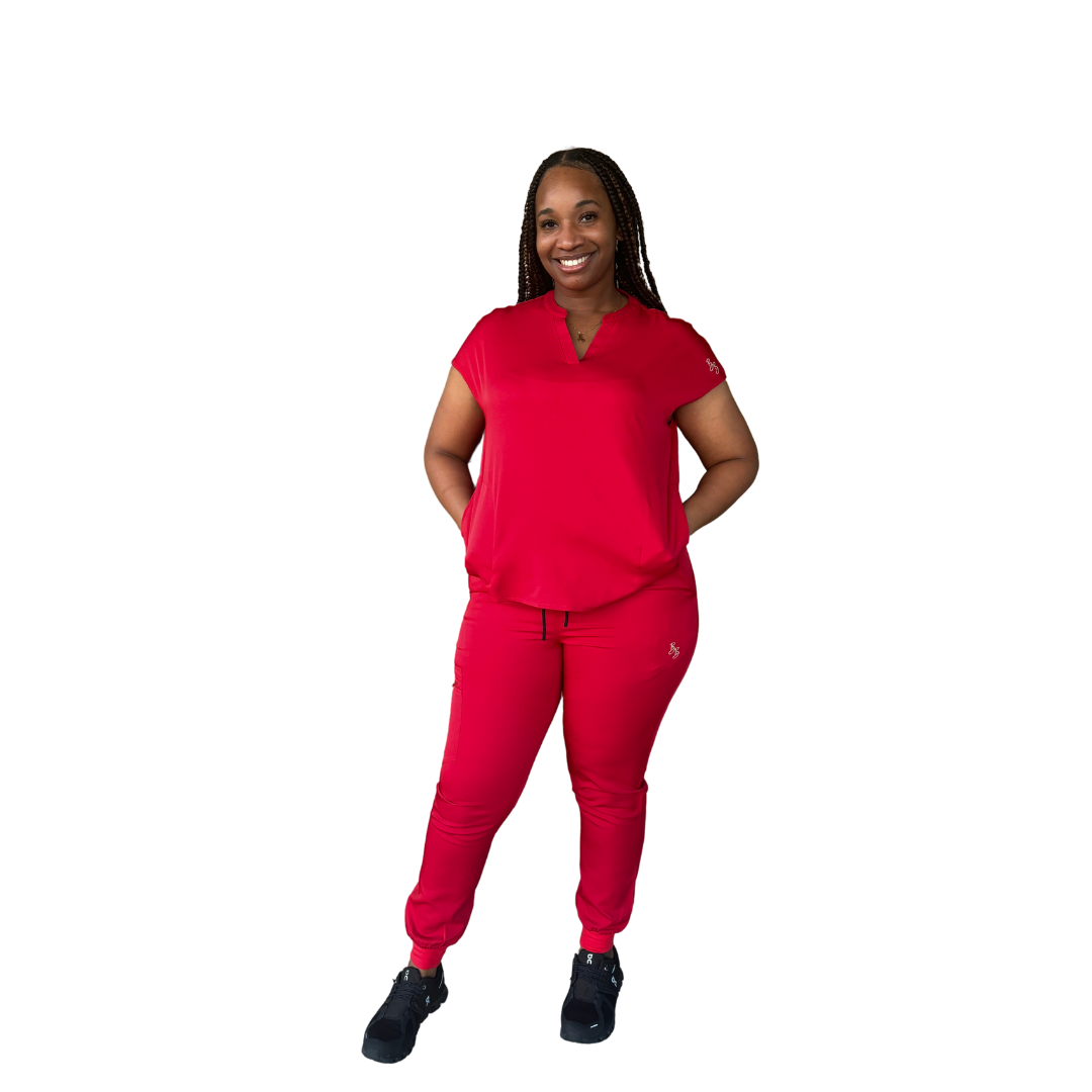 Jog With Me Jogger-Red