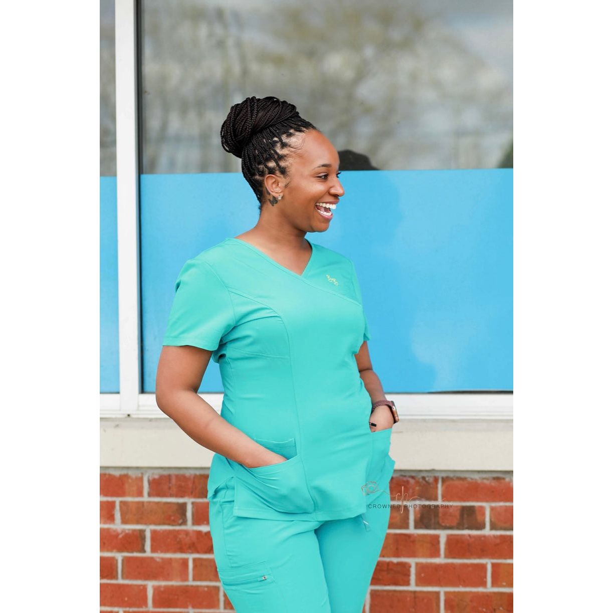 Courageous Scrub Top