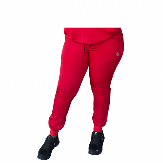 Jog With Me Jogger-Red